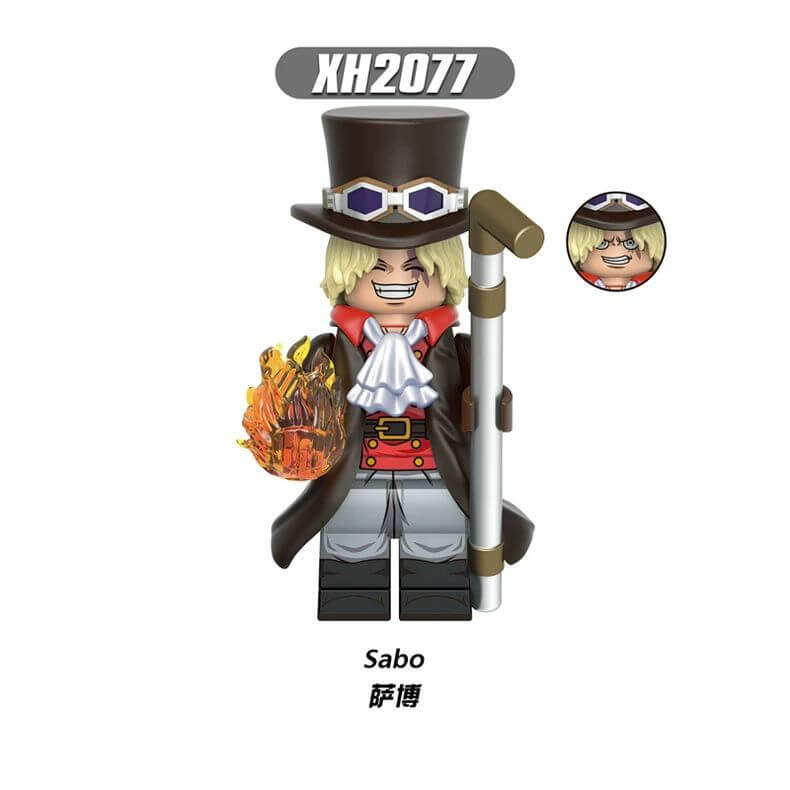 X0357 One Piece Monkey·D·Luffy Sanji Sabo minifigs