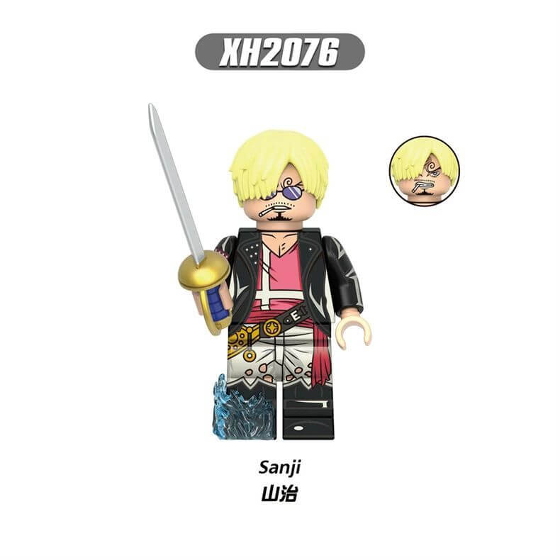 X0357 One Piece Monkey·D·Luffy Sanji Sabo minifigs