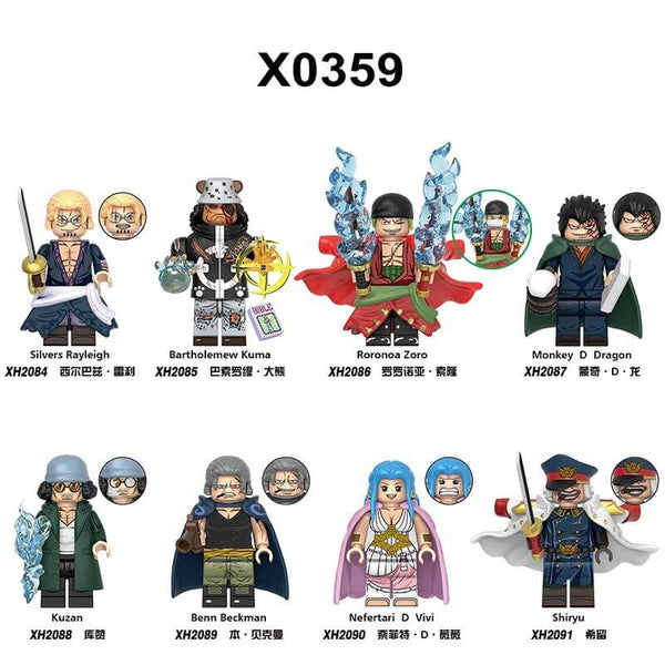 X0359 One Piece Monkey·D·Dragon Kuzan minifigs