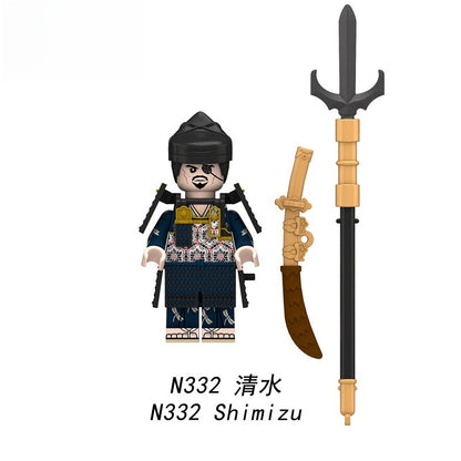 N326-333 Japanese samurai series minifigs