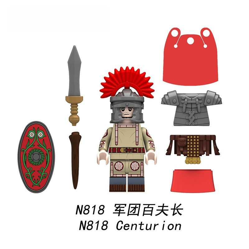 N818-821 medieval Roman series minifigs
