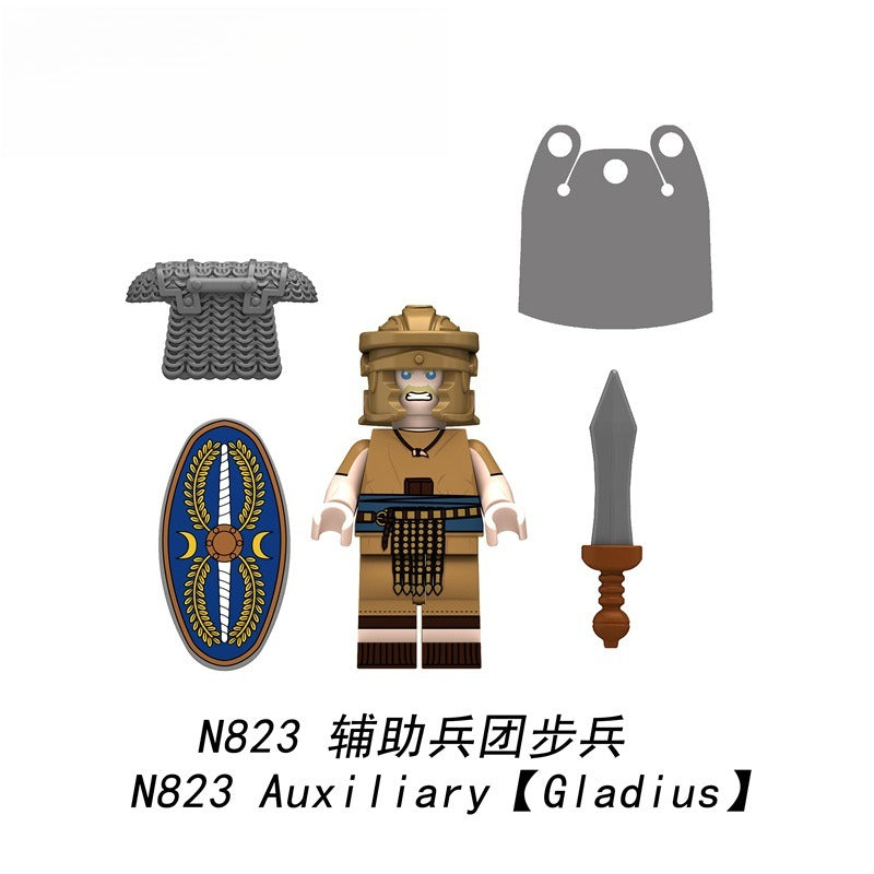 N822-825 Middle Ancient Roman Auxiliary Corps minifigs