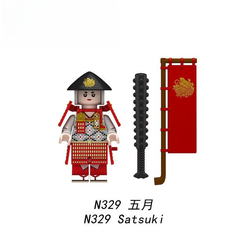N326-333 Japanese samurai series minifigs