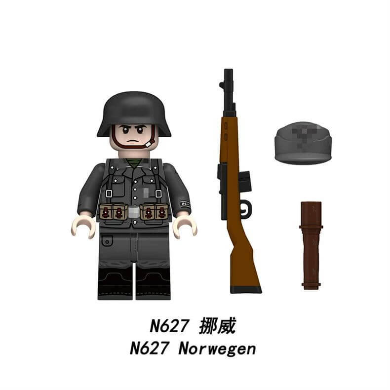 N625-628 WWII Legion minifigs
