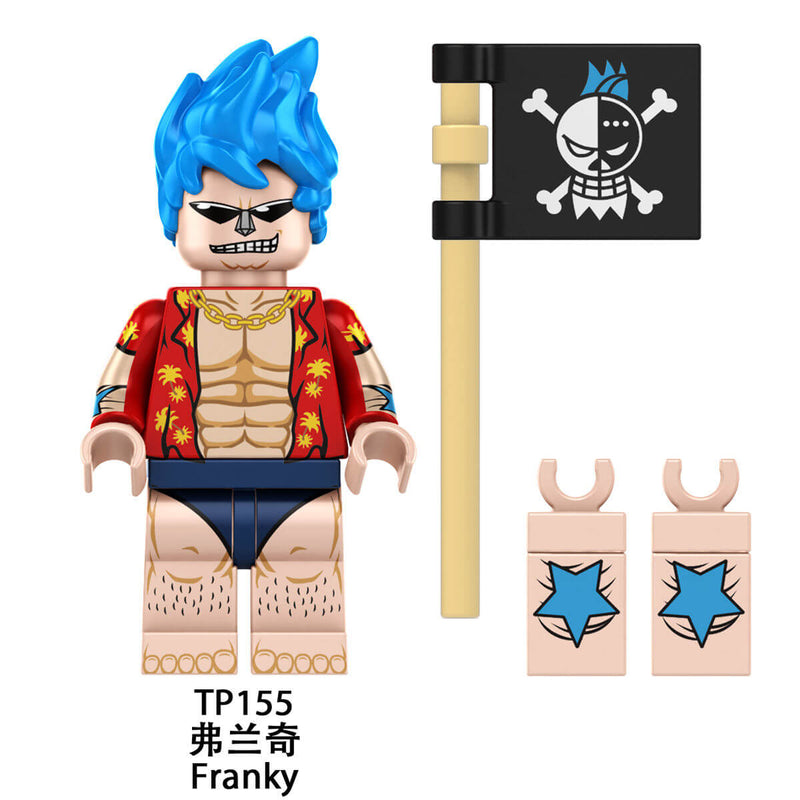 TP1020 One Piece Luffy Chopper minifigs