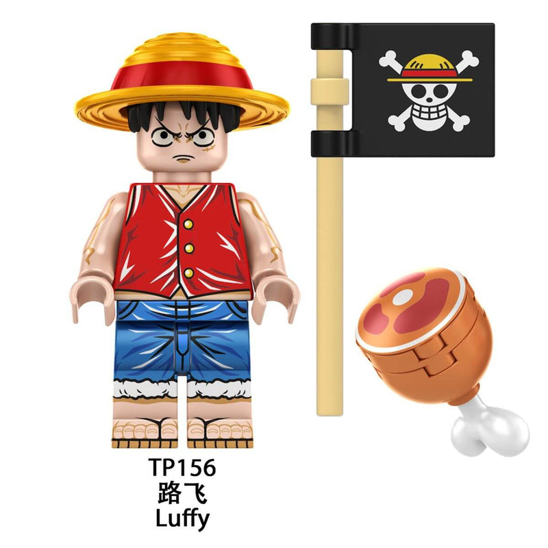 TP1020 One Piece Luffy Chopper minifigs