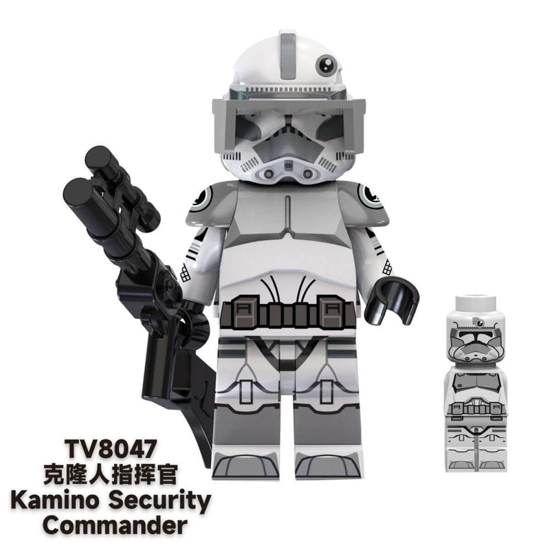 TV6107 Star Wars Kamino Security commander minifigs