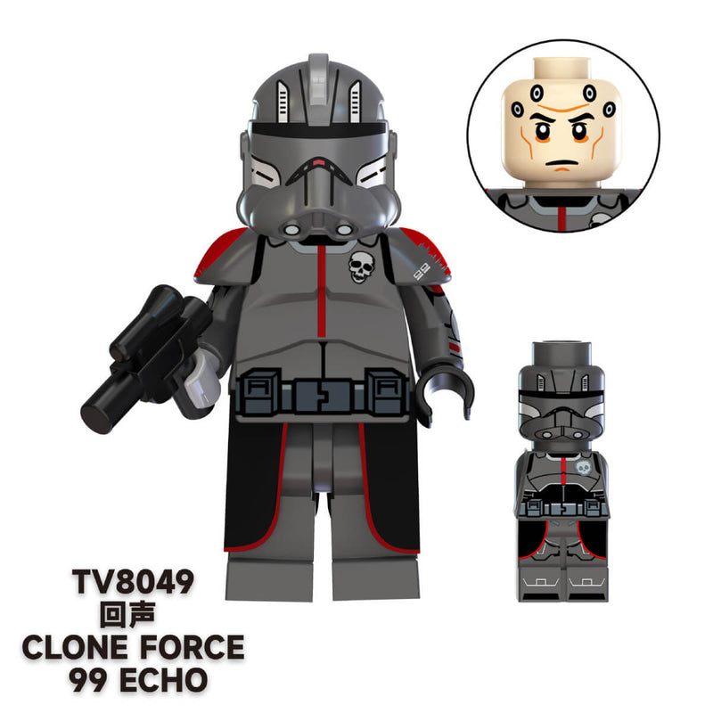 TV6107 Star Wars Kamino Security commander minifigs