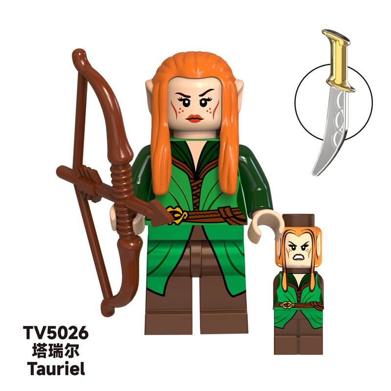 TV6403  Lord of the Rings Aragon Elrond minifigs