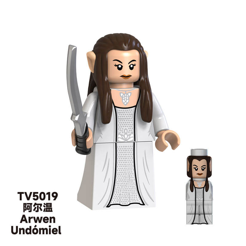 TV6403  Lord of the Rings Aragon Elrond minifigs