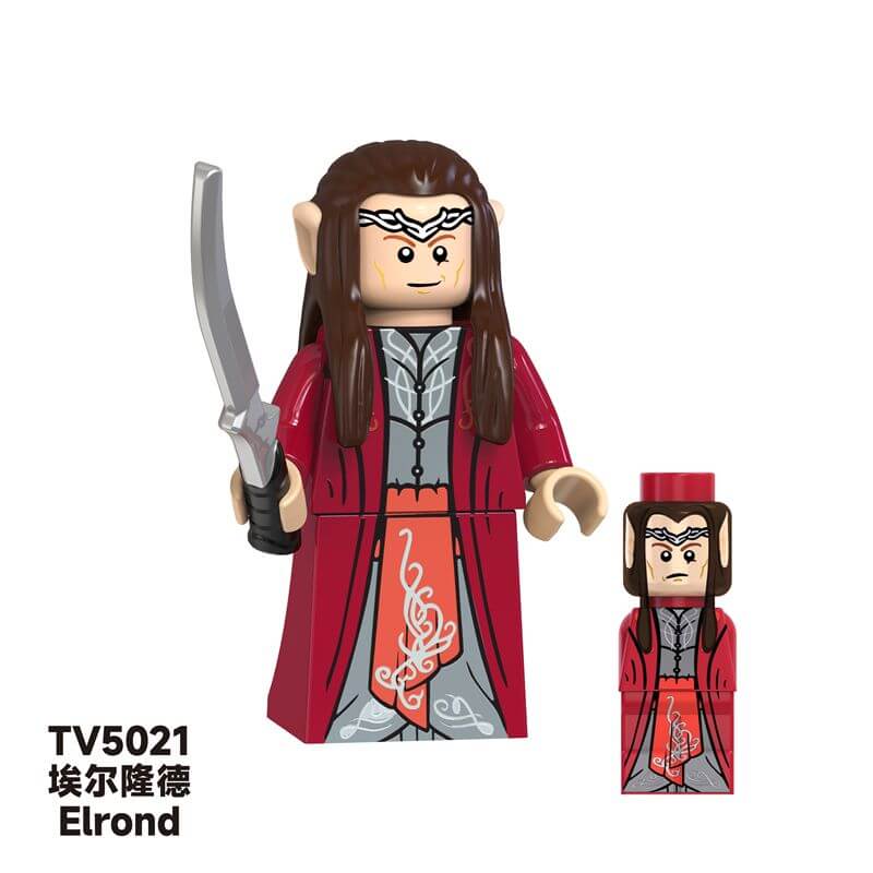 TV6403  Lord of the Rings Aragon Elrond minifigs