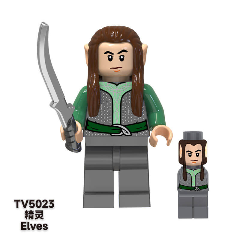 TV6403  Lord of the Rings Aragon Elrond minifigs