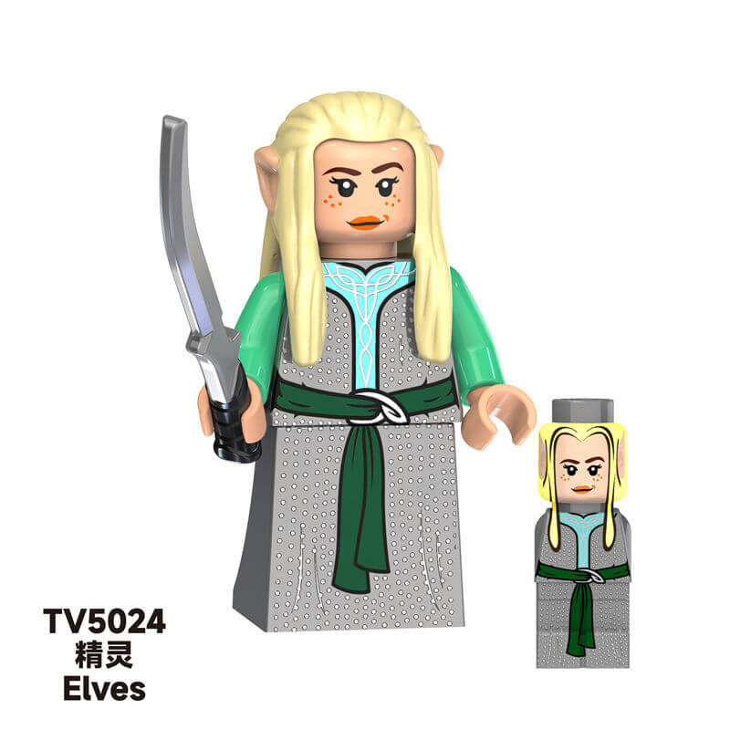 TV6403  Lord of the Rings Aragon Elrond minifigs