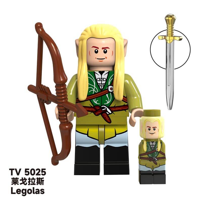 TV6403  Lord of the Rings Aragon Elrond minifigs